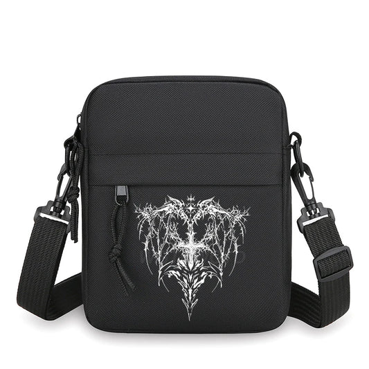 Multi-Function Men's Crossbody Bag High Quality Nylon Man Messenger Bag Vintage Animal Fashion Casual Unisex Shoulder Bag